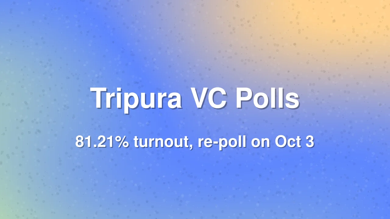 VC Polls Record 81.21% Turnout, Re-poll Ordered in Three Seats