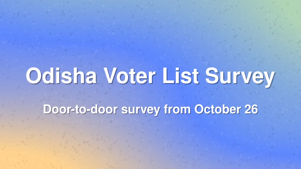 Odisha SEC Trains Officers for Error-Free Voter List Ahead of 2027 Panchayat Polls