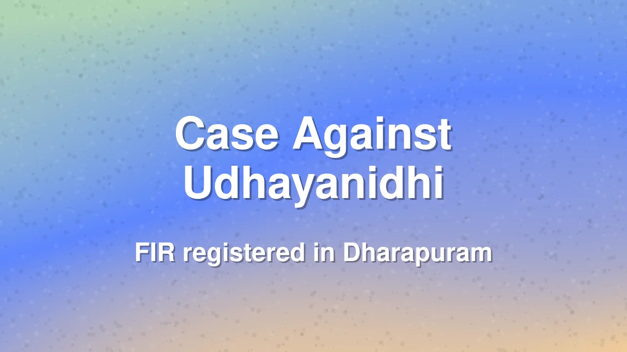 Case Filed Against Udhayanidhi Stalin For Involving Minor In Poll Campaign