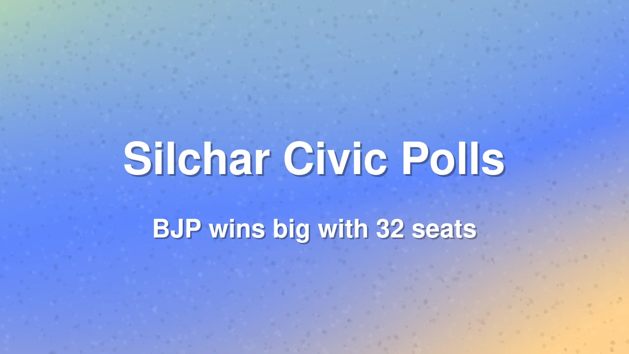 BJP Wins 32 of 42 Seats in Silchar Municipal Corporation Elections