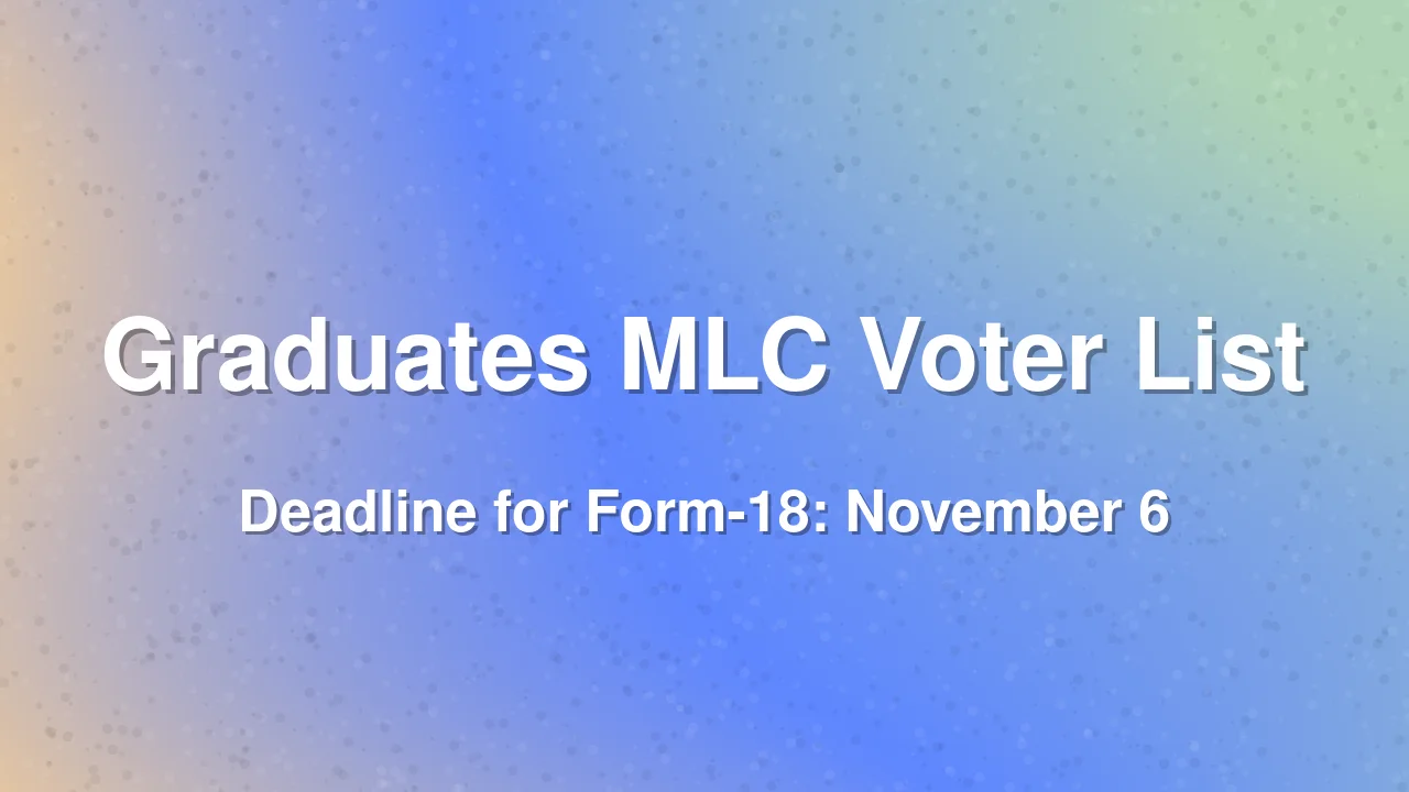 Graduates MLC Voter List Preparation Must Be Thorough: Collector Surabhi