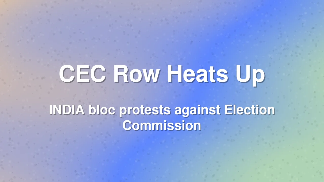 Dilip Ghosh Slams INDIA Bloc Over CEC Row Amid SIR Electoral Roll Protests