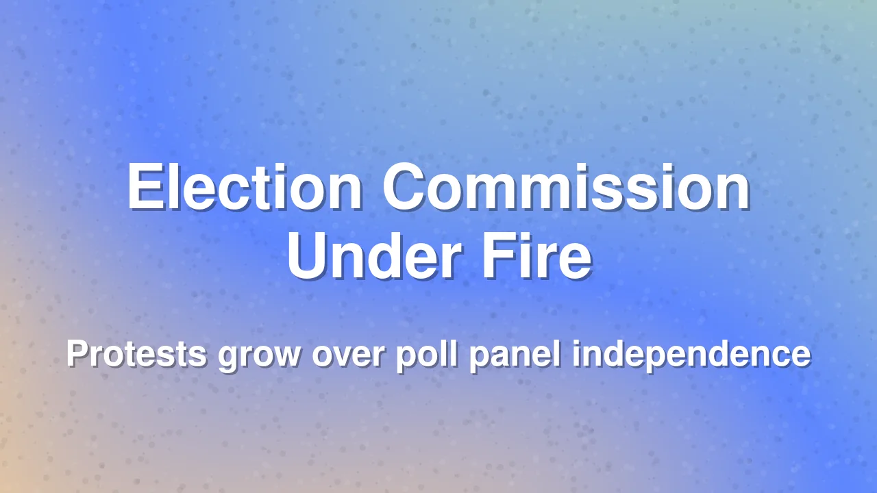 BRS Leaders Question Election Commission Independence Amid Protests Across India