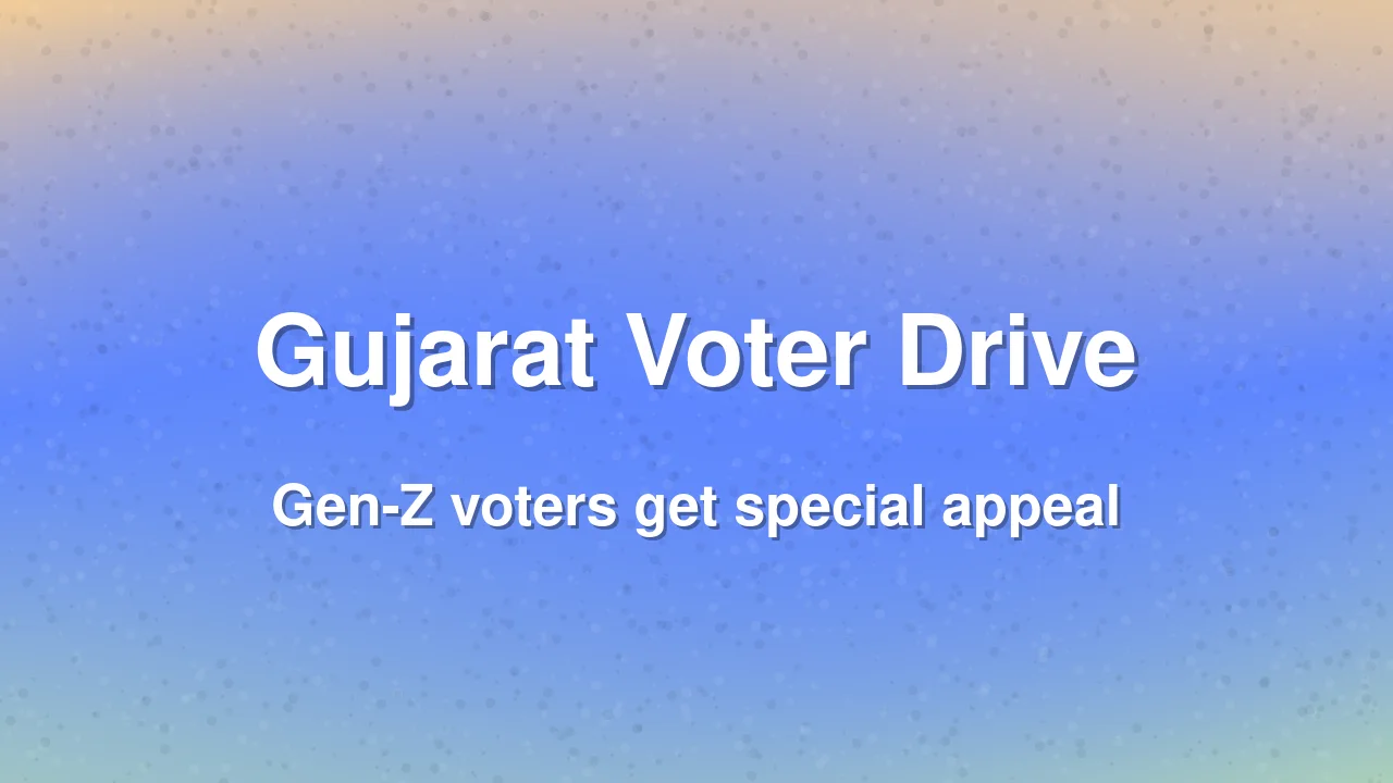 Gujarat Voter Registration Drive to Begin; Special Appeal to Gen-Z Voters
